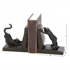 Polystone Cat Bookend Pair For Books Lovers   556334254